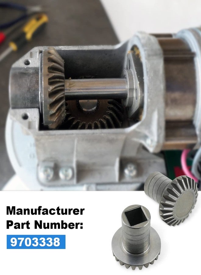 Nahntaipy 9703337 W11192795 Beveled Gears Set Compatible with Whirlpool/KitchenAid Stand Mixer, Replace 9703338, 4161404, 4169868 - Image 5